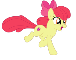 Size: 1900x1508 | Tagged: safe, artist:gmaplay, apple bloom, earth pony, pony, g4, adorabloom, apple bloom's bow, bow, cute, female, hair bow, older, older apple bloom, simple background, solo, transparent background