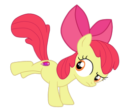 Size: 1500x1358 | Tagged: safe, artist:gmaplay, apple bloom, earth pony, pony, g4, adorabloom, bow, cute, cutie mark, female, filly, foal, hair bow, mare, simple background, solo, the cmc's cutie marks, transparent background, vector