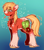 Size: 3107x3500 | Tagged: safe, artist:yumkandie, big macintosh, earth pony, pony, g4, blaze (coat marking), cheek fluff, chest fluff, coat markings, ear fluff, ear piercing, earring, facial markings, female, food, freckles, gradient background, heart, heart eyes, high res, jewelry, piercing, ribbon, socks (coat markings), solo, straw in mouth, trans big macintosh, transgender, unshorn fetlocks, wheat, wingding eyes