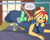 Size: 6000x4800 | Tagged: safe, alternate version, artist:cadenreigns, ray, sunset shimmer, human, lizard, equestria girls, g4, my little pony equestria girls: better together, bedroom, breasts, busty sunset shimmer, dialogue, food, job, pose, sushi