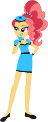 Size: 255x642 | Tagged: safe, artist:sturk-fontaine, oc, oc only, oc:scarlet dawn, human, fanfic:her way with words, equestria girls, g4, base used, beret, blue lipstick, breasts, cleavage, clothes, fingerless gloves, gloves, hat, latex dress, lipstick, magical lesbian spawn, offspring, parent:adagio dazzle, parent:sunset shimmer, ponytail, simple background, solo, white background