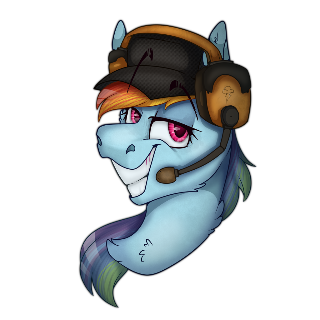 3246500 Safe Artist Molars Rainbow Dash Pegasus Pony G4 Bust