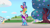 Size: 1920x1080 | Tagged: safe, screencap, comet (g5), emerald saucer, hitch trailblazer, izzy moonbow, misty brightdawn, ollie north, pipp petals, sparky sparkeroni, sugarpuff lilac, sunny starscout, zipp storm, auroricorn, dragon, earth pony, pegasus, pony, unicorn, crystal ball (episode), g5, my little pony: tell your tale, spoiler:g5, spoiler:my little pony: tell your tale, baby, baby dragon, background pony, confused, female, male, mane five, mane seven (g5), mane six (g5), mane stripe sunny, mare, pony pile, rebirth misty, stack, stallion, standing, tower of pony