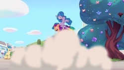 Size: 3072x1727 | Tagged: safe, screencap, hitch trailblazer, izzy moonbow, ollie north, sunny starscout, earth pony, pony, unicorn, crystal ball (episode), g5, my little pony: tell your tale, spoiler:g5, spoiler:my little pony: tell your tale, spoiler:tyts01e68, female, male, mare, open mouth, stallion