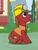 Size: 502x652 | Tagged: safe, artist:meltingman234, oc, oc only, oc:bronze age, earth pony, pony, clothes, helmet, male, solo