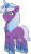 Size: 755x1289 | Tagged: safe, artist:prixy05, violet frost, auroricorn, pony, unicorn, g5, my little pony: make your mark, my little pony: make your mark chapter 6, my little pony: tell your tale, secrets of starlight, spoiler:g5, chonk, female, mare, simple background, solo, transparent background, vector