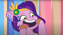 Size: 1680x934 | Tagged: safe, screencap, pipp petals, pegasus, pony, crystal ball (episode), g5, my little pony: tell your tale, spoiler:g5, spoiler:my little pony: tell your tale, spoiler:tyts01e68, female, mare, squishy cheeks