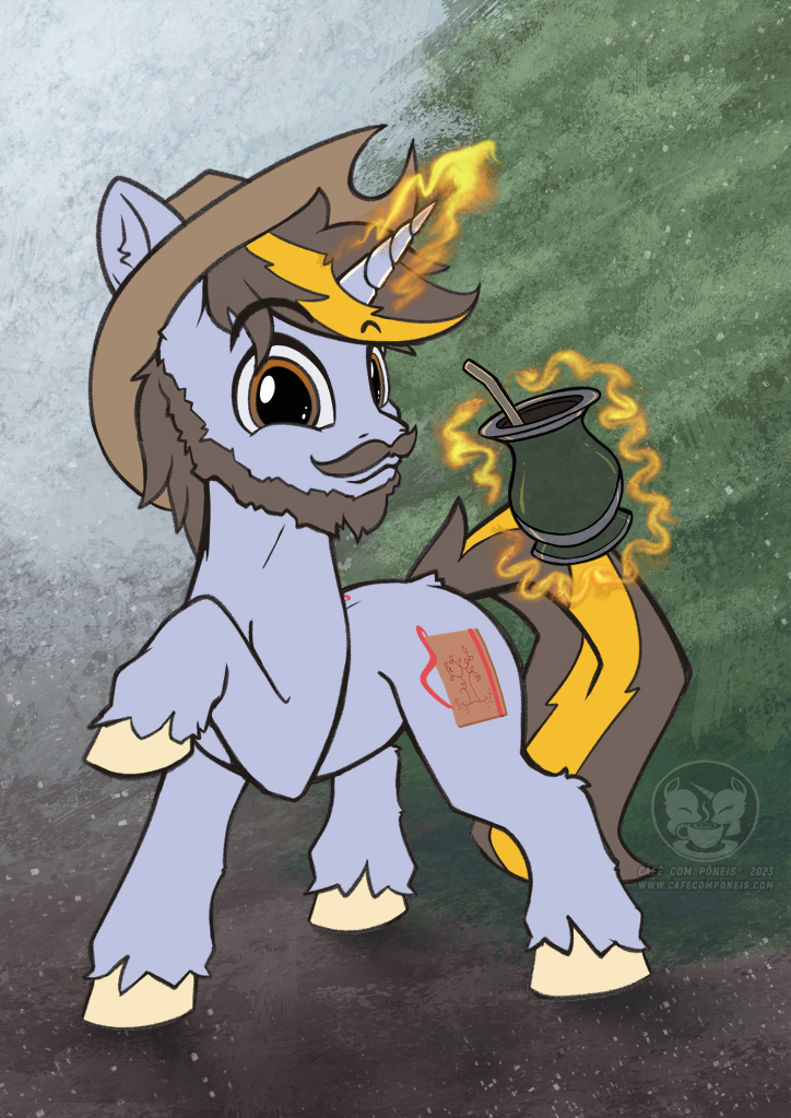 3246937 Safe Artist Calena Oc Oc Only Oc Yerba Mate Pony