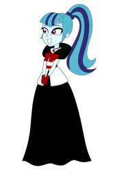 Size: 2500x3336 | Tagged: safe, artist:nie-martw-sie-o-mnie, sonata dusk, human, equestria girls, g4, clothes, cute, dress, gown, high res, long dress, long skirt, simple background, skirt, solo, sonatabetes, transparent background