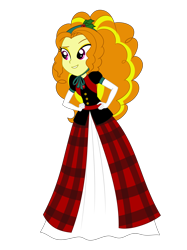 Size: 2500x3336 | Tagged: safe, artist:nie-martw-sie-o-mnie, adagio dazzle, human, equestria girls, g4, clothes, dress, gown, high res, long dress, long skirt, simple background, skirt, solo, transparent background
