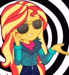 Size: 5552x6000 | Tagged: safe, artist:paco777yuyu, sunset shimmer, equestria girls, g4, hypno glasses