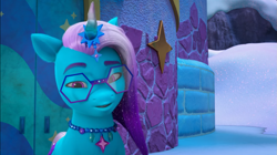 Size: 1381x771 | Tagged: safe, screencap, comet (g5), auroricorn, pony, unicorn, g5, my little pony: make your mark, my little pony: make your mark chapter 6, secrets of starlight, spoiler:g5, glasses, male, stallion