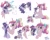 Size: 2048x1623 | Tagged: safe, artist:petaltwinkle, princess cadance, twilight sparkle, alicorn, pony, unicorn, g4, bow, braiding, cardboard wings, cute, duo, eyes closed, fake wings, female, filly, filly cadance, filly twilight sparkle, floppy ears, glowing, glowing horn, hair bow, height difference, holding a pony, horn, hug, levitation, magic, mare, math, mirror, mouth hold, quill, reflection, ribbon, signature, simple background, smiling, starry eyes, teen princess cadance, telekinesis, twiabetes, unicorn twilight, white background, wing blanket, wingding eyes, winghug, wings, younger