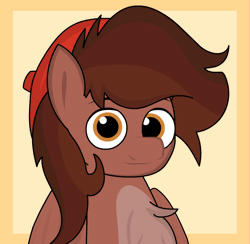 Size: 855x835 | Tagged: safe, artist:vilord, oc, oc only, oc:autumn rosewood, pegasus, pony, animated, cute, gif, heart, loop, one eye closed, solo, tongue out, wink
