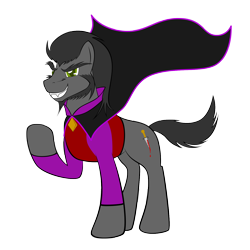 Size: 1440x1440 | Tagged: safe, artist:nezumiyuki, earth pony, pony, don bluth, jenner, male, ponified, simple background, solo, stallion, the secret of nimh, transparent background