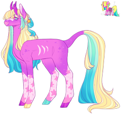 Size: 2836x2688 | Tagged: safe, artist:sleepy-nova, oc, oc only, oc:void star carrier, earth pony, pony, cloven hooves, female, high res, horns, mare, simple background, solo, transparent background