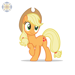 Size: 2500x2500 | Tagged: safe, artist:r4hucksake, applejack, earth pony, pony, g4, cute, female, high res, jackabetes, mare, simple background, solo, transparent background