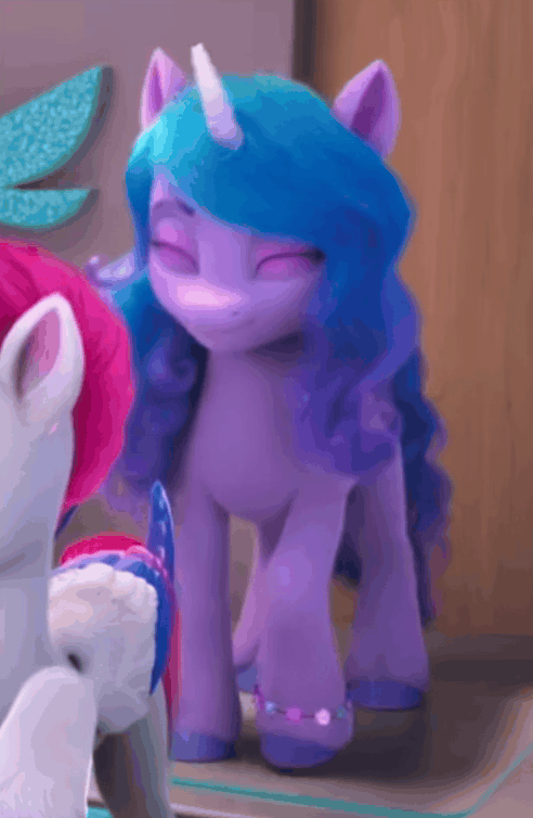 [animated,cute,dancing,eyes closed,female,g5,gif,pony,safe,screencap,solo focus,spoiler:g5,vibing,izzybetes,izzy moonbow,zipp storm,my little pony: make your mark,spoiler:my little pony: make your mark,spoiler:my little pony: make your mark chapter 6,my little pony: make your mark chapter 6,spoiler:mymc06e01,the isle of scaly]