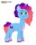 Size: 569x713 | Tagged: safe, artist:thread8, misty brightdawn, pony, unicorn, g5, my little pony: tell your tale, female, freckles, gradient mane, lineless, mare, rebirth misty, simple background, transparent background