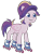 Size: 921x1203 | Tagged: safe, alternate version, artist:westrail642fan, oc, oc only, oc:shooting star (r&f), pegasus, pony, 2024 community collab, derpibooru community collaboration, g5, my little pony: tell your tale, pony partay, spoiler:g5, spoiler:my little pony: tell your tale, female, folded wings, freckles, mare, offspring, parent:oc:david wyne, parent:princess cadance, parents:canon x oc, pegasus oc, roller skates, rollerblades, simple background, skates, solo, style emulation, trace, transparent background, wings