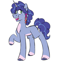 Size: 900x900 | Tagged: safe, artist:fuckomcfuck, oc, oc only, oc:hazy brightdawn, pony, unicorn, freckles, magical lesbian spawn, offspring, parent:izzy moonbow, parent:misty brightdawn, simple background, solo, transparent background