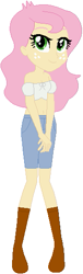 Size: 165x545 | Tagged: safe, artist:sturk-fontaine, oc, oc only, oc:briar apple, human, equestria girls, g4, base used, breasts, cleavage, freckles, magical lesbian spawn, midriff, offspring, parent:applejack, parent:fluttershy, simple background, solo, white background