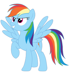 Size: 1900x2022 | Tagged: safe, artist:gmaplay, rainbow dash, pegasus, pony, equestria girls, equestria girls specials, g4, my little pony equestria girls: better together, my little pony equestria girls: spring breakdown, determined, female, mare, simple background, solo, spread wings, transparent background, wings