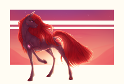 Size: 2200x1500 | Tagged: safe, artist:dementra369, oc, oc only, oc:obsidian blossom, crystal pony, pony, backlighting, concave belly, eyebrows, eyelashes, fit, gem, hooves, long mane, long tail, muscles, raised hoof, slender, solo, standing, sternocleidomastoid, tail, thin