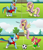 Size: 3400x4000 | Tagged: safe, artist:gameboysage, apple bloom, fluttershy, rainbow dash, earth pony, pegasus, pony, g4, 3 panel comic, adorabloom, blowershy, blowing whistle, cartoonishly oversized cheeks, clothes, coach rainbow dash, coaching cap, comic, commission, cute, dashabetes, female, filly, foal, football, football jersey, implied flutterdash, implied lesbian, implied shipping, indirect kiss, legs together, lucky girl, mare, mouth hold, rainblow dash, rainbow dashs coaching whistle, red face, referee, referee fluttershy, shyabetes, socks, sports, spread wings, that pony sure does love whistles, trio, trio female, whistle, whistle necklace, wing hold, wings