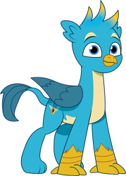 Size: 849x1186 | Tagged: safe, artist:prixy05, gallus, griffon, g4, g5, my little pony: tell your tale, g4 to g5, generation leap, male, simple background, solo, transparent background, vector