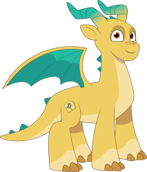 Size: 1752x2059 | Tagged: safe, artist:prixy05, hitch trailblazer, dragon, g5, my little pony: tell your tale, bald, coat markings, dragonified, hitchdragon, horns, looking at you, male, pale belly, simple background, smiling, smiling at you, socks (coat markings), solo, species swap, transparent background, vector