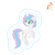 Size: 2000x2000 | Tagged: safe, artist:r4hucksake, oc, oc only, oc:frost blossom, pony, unicorn, flower, flower in hair, glasses, high res, levitation, magic, self-levitation, simple background, solo, telekinesis, transparent background