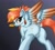 Size: 1600x1428 | Tagged: safe, artist:maxiclouds, oc, oc only, oc:wind east, pegasus, pony, blushing, butt, chin fluff, dock, ear fluff, eyes open, feathered wings, featureless crotch, female, female oc, fluffy, gradient background, leg fluff, looking at you, mare, mare oc, open mouth, pegasus oc, pegasus wings, plot, pony oc, solo, spread wings, tail, white sclera, wings