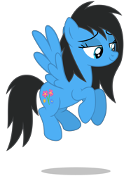 Size: 3300x4419 | Tagged: safe, artist:creedyboy124, oc, oc only, oc:sarah lee, pegasus, pony, g4, female, mare, simple background, smug, solo, transparent background, vector