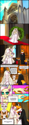 Size: 1024x4434 | Tagged: safe, artist:cali luminos, fluttershy, fox, pegasus, anthro, comic:my wedding with fluttershy, g4, bride, church, comic, commission, doctor, james, love, marriage, musical instrument, organ, pipe organ, romantic, waifu, wedding, wife