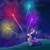 Size: 3000x3000 | Tagged: safe, artist:nnaly, spike, twilight sparkle, dragon, pony, unicorn, g4, butt, duo, duo male and female, female, fireworks, grass, grass field, high res, horn, male, mare, night, night sky, outdoors, plot, raised hoof, signature, sitting, sky, stars, unicorn twilight