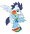 Size: 720x822 | Tagged: safe, artist:dasher666, artist:tomcolt15, edit, rainbow dash, soarin', pegasus, pony, g4, female, male, mare, ship:soarindash, shipping, simple background, stallion, straight, white background