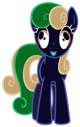 Size: 603x950 | Tagged: safe, artist:j-brony, edit, bon bon, sweetie drops, earth pony, pony, g4, season 2, the super speedy cider squeezy 6000, adorabon, background pony, cute, female, inverted colors, mare, open mouth, simple background, singing, solo, transparent background, vector