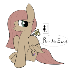 Size: 812x837 | Tagged: safe, artist:castafae, oc, oc only, oc:easel, pegasus, pony, female, mare, simple background, sitting, solo, tiny, tiny ponies, transparent background