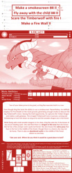 Size: 1000x2402 | Tagged: safe, artist:vavacung, oc, oc:king rex, dragon, timber wolf, comic:the adventure logs of young queen, comic, everfree forest, female, male