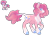 Size: 2574x1839 | Tagged: safe, artist:trashpanda czar, pinkie pie, earth pony, pony, pony town, g4, poofy mane, simple background, solo, transparent background