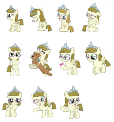 Size: 2552x2731 | Tagged: safe, ripley, zippoorwhill, dog, pegasus, pony, g4, female, filly, foal, glasses, high res, jewelry, simple background, tiara, transparent background, vector