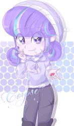 Size: 1520x2580 | Tagged: safe, artist:corpse, oc, oc:delia ino, equestria girls, g4, base used, candy, food, lollipop, purple eyes, smiling