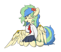 Size: 4258x3634 | Tagged: safe, alternate version, artist:hcl, oc, oc only, oc:hcl, pegasus, pony, simple background, solo, white background