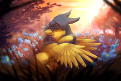 Size: 3337x2232 | Tagged: safe, artist:itssim, oc, oc only, pegasus, pony, commission, duo, eyes closed, flower, forest, high res, hug, pegasus oc, scenery, smiling