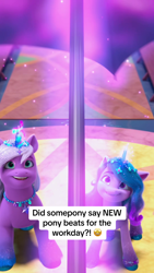 Size: 1080x1920 | Tagged: safe, screencap, izzy moonbow, violet frost, auroricorn, pony, unicorn, g5, my little pony: make your mark, my little pony: make your mark chapter 6, official, secrets of starlight, spoiler:g5, spoiler:my little pony: make your mark chapter 6, spoiler:mymc06e04, female, mare