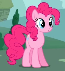 Size: 566x620 | Tagged: safe, edit, edited screencap, screencap, pinkie pie, earth pony, pony, feeling pinkie keen, g4, female, solo, whistling