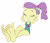 Size: 4755x4069 | Tagged: safe, edit, edited screencap, screencap, lily pad (g4), human, equestria girls, g4, arm behind back, arm behind head, background removed, child, clothes, cute, feet, fetish, foot fetish, relaxing, simple background, soles, solo, swimsuit, toes, transparent background