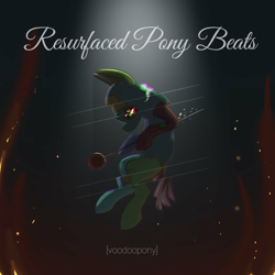 Size: 894x894 | Tagged: artist needed, safe, pony, album cover, floating, pin, solo, voodoo doll, voodoopony
