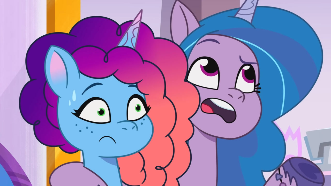 #3234335 - Safe, Screencap, Izzy Moonbow, Misty Brightdawn, Pony 